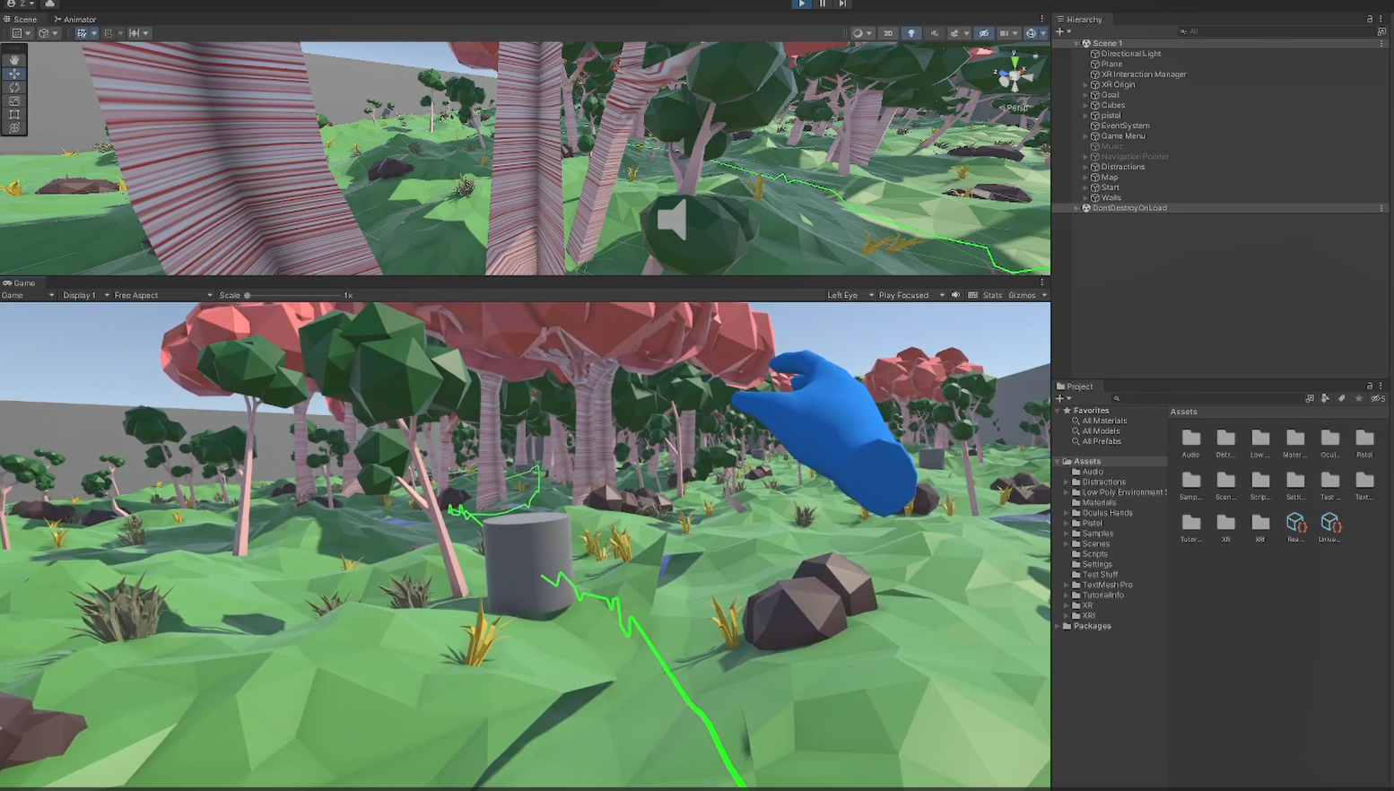 Virtual environment the testing too place in.